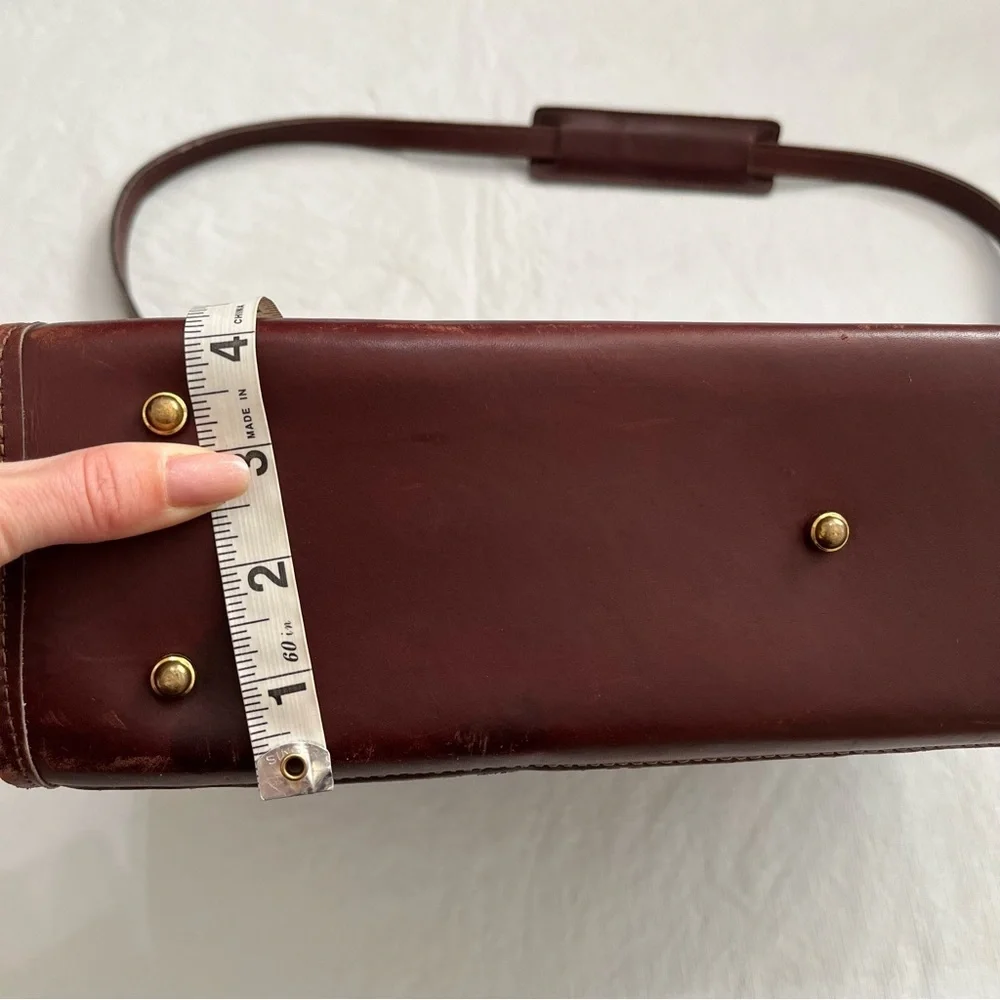 Jack Georges Leather Briefcase Bag